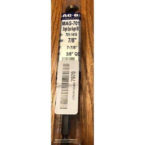 Brand New MAG-BIT 701.1416 701 7-7/8-Inch Auger - Picture 1 of 2